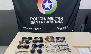 Ladrão de loja é preso pela PM no centro de Criciúma