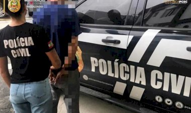 Foragido de Goiás por Homicídio e Preso pela Polícia Cívil em Içara