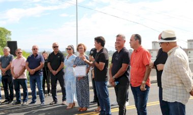 Viaduto sobre a Via Rápida que liga vários bairros é inaugurado em Criciúma
