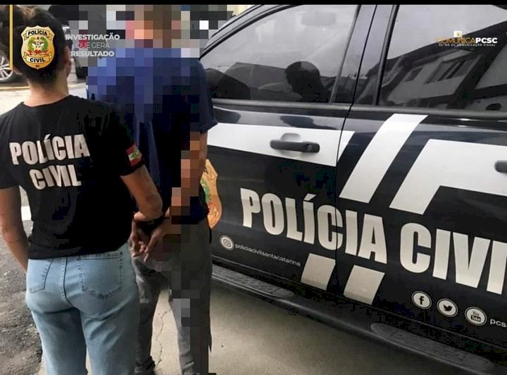 Foragido de Goiás por Homicídio e Preso pela Polícia Cívil em Içara