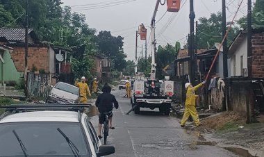 • Ação da PM envolvendo a Celesc, Casan desativam, mas de 60 ligações clandestinas e prende 12 pessoas no bairro Progresso