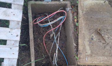 PM prende homem que cumpre pena em liberdade furtando fio em residência