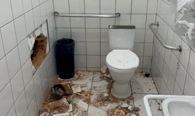 .Ladrão arromba parede de loja e é preso pela PM