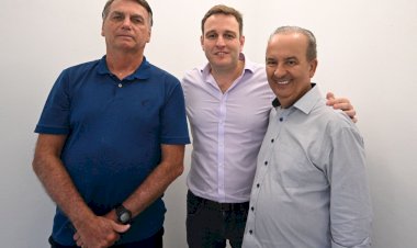 Ricardo Guidi e Bolsonaro em Criciúma