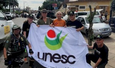 Equipe da Unesc realiza levantamento de necessidades prioritárias em ação da campanha SOS Rio Grande do Sul