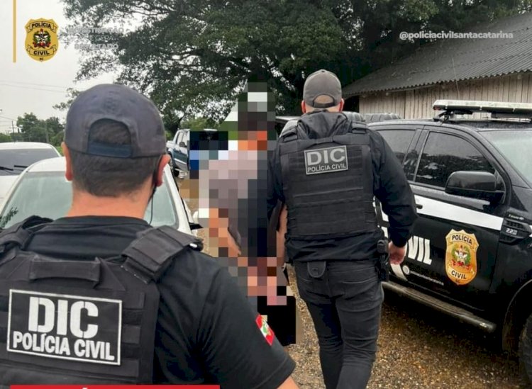 Polícia Civil prende foragido da Justiça, em Criciúma.