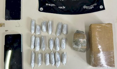 Dupla é presa por tráfico de drogas e associação criminosa em Criciúma