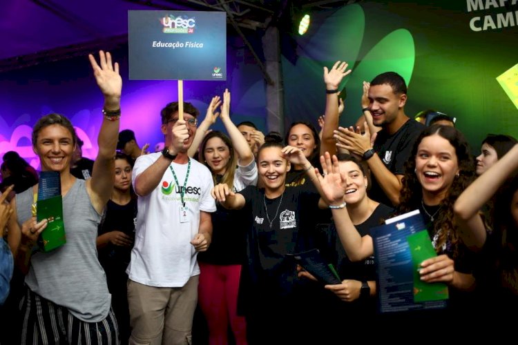 Unesc Profissões 2024: estudantes vivenciam o futuro acadêmico com experiências imersivas