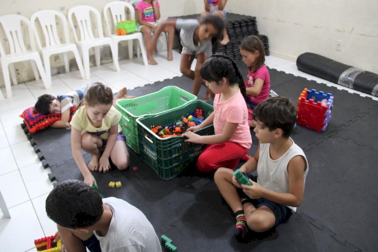 CRAS Santa Luzia recebe atividades da Colônia de Férias do Serviço de Convivência para Crianças e Adolescentes da Afasc