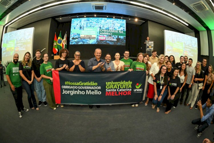 Estudantes da Unesc compartilham experiências com o Programa Universidade Gratuita