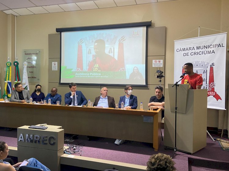 Encaminhamentos para saúde mental dos servidores de Criciúma são definidos em audiência pública