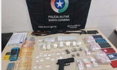 Casal é preso  por tráfico de drogas