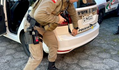 Agrediu a esposa, reagiu a Prisão e Caiu nos Braços da Polícia