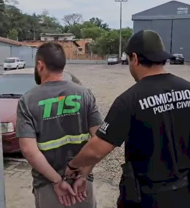 ACUSADO DE HOMICÍDIO É PRESO EM CRICIÚMA