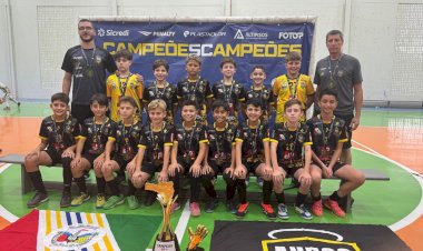 Cocal do Sul é campeão estadual sub-10 pela primeira vez na história
