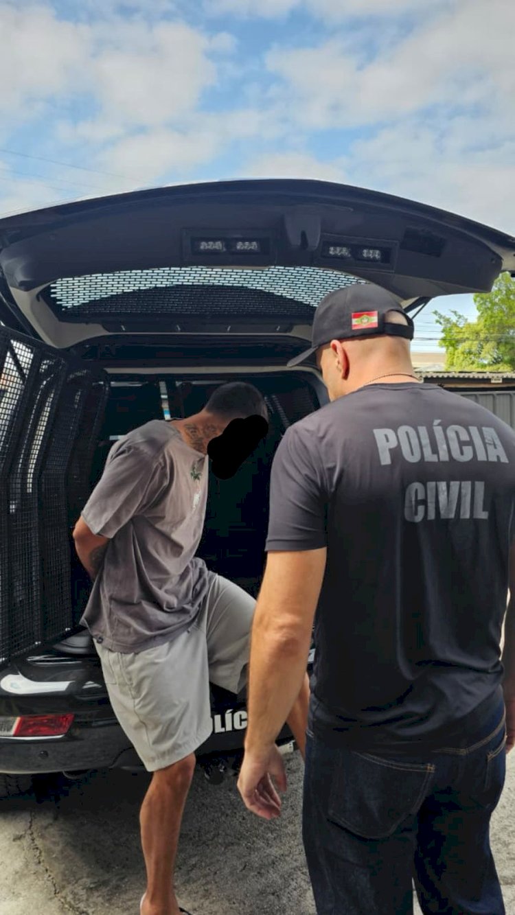 Foragido investigado por tráfico de drogas é preso pela DECOD em Criciúma