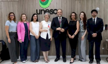 Unesc recebe reitor da Universidad del Alba e avança em acordos de cooperação internacional