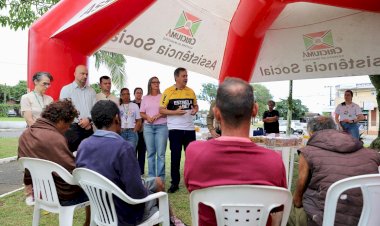 Primeira ação da Central do Recomeço atende cerca de 100 pessoas no Pinheirinho