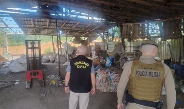 OPERAÇÃO FIO DESENCAPADO FERRO VELHO É FEITA EM CRICIÚMA PELA PM E ORGÃOS DE SEGURANÇA