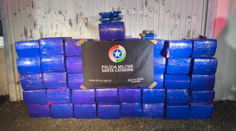 POLÍCIA APREENDE MAIS DE 800 KG DE MACONHA