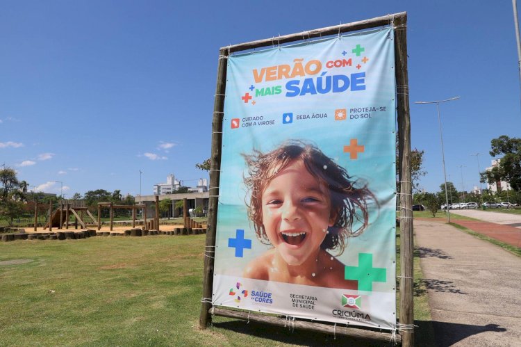 Janeiro Azul Turquesa: Criciúma reforça prevenção de doenças infecciosas e parasitárias comuns no verão