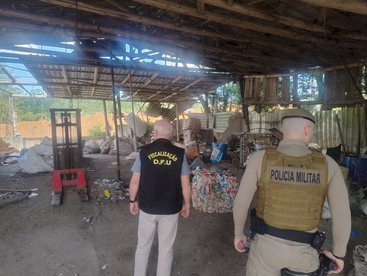 OPERAÇÃO FIO DESENCAPADO FERRO VELHO É FEITA EM CRICIÚMA PELA PM E ORGÃOS DE SEGURANÇA