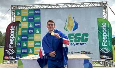 Atleta de Nova Veneza representa o Brasil em campeonato internacional de atletismo