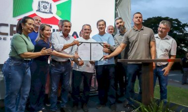 Prefeitura de Criciúma assina ordem de serviço para revitalização da Praça da Santa Luzia