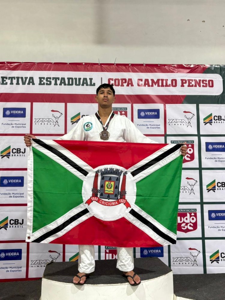 Judoca de Criciúma se classifica para o Campeonato Sul-Brasileiro da modalidade
