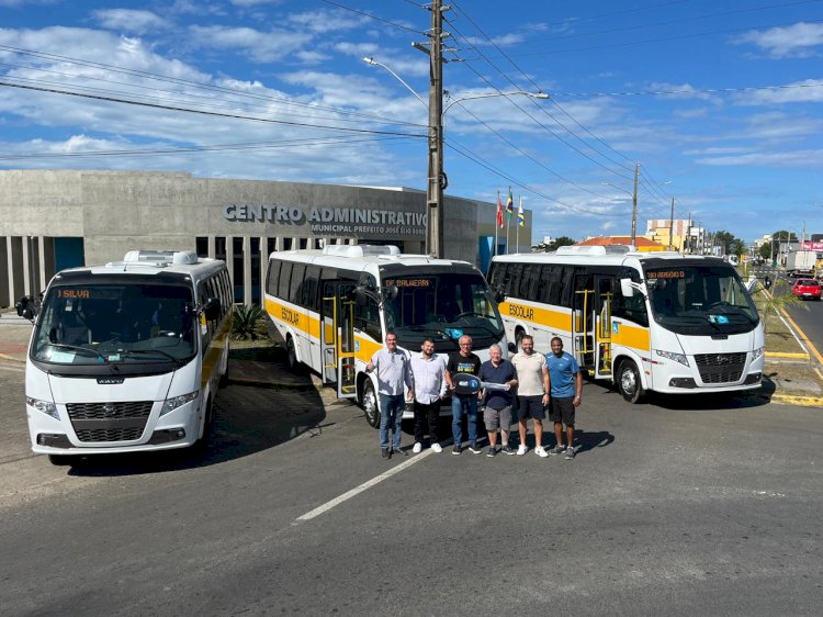 Reforço na frota: Três ônibus escolares são adquiridos