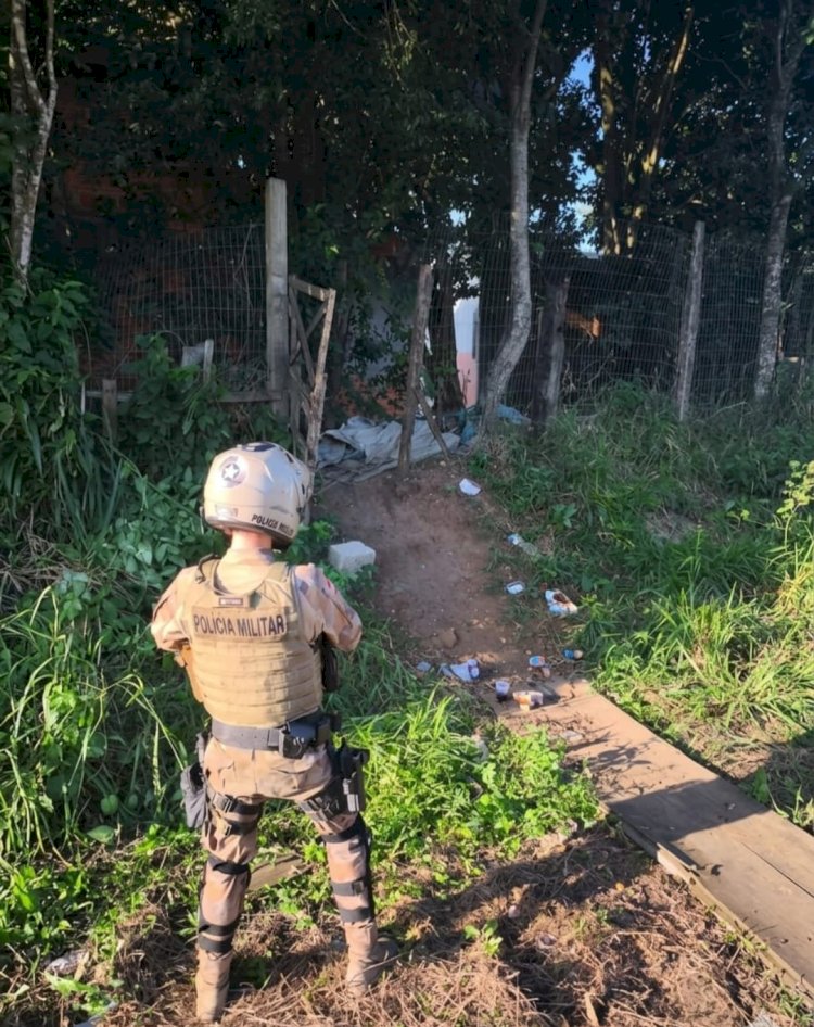 Operação APNEIA II  apreende crack na região dos trilhos no bairro Pinheirinho
