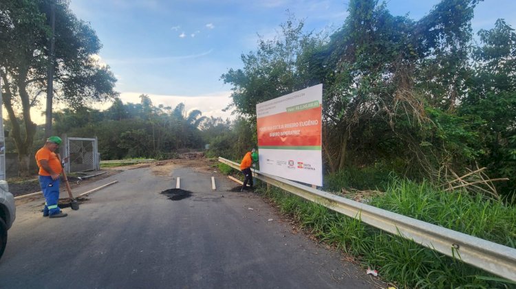 Bairro Imperatriz recebe investimentos para construção novas pontes de concreto