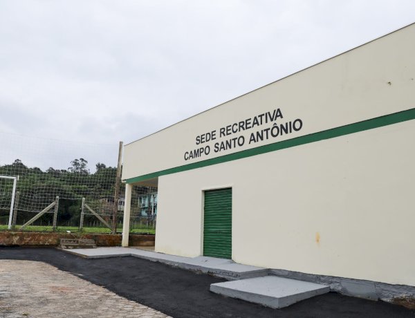 Prefeitura de Criciúma entregará revitalização da sede recreativa e do campo do Santo Antônio