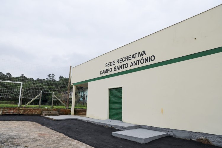 Prefeitura de Criciúma entregará revitalização da sede recreativa e do campo do Santo Antônio