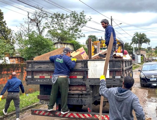 Prefeitura de Criciúma realiza atendimentos, limpeza e reparos em locais mais afetados pela chuva