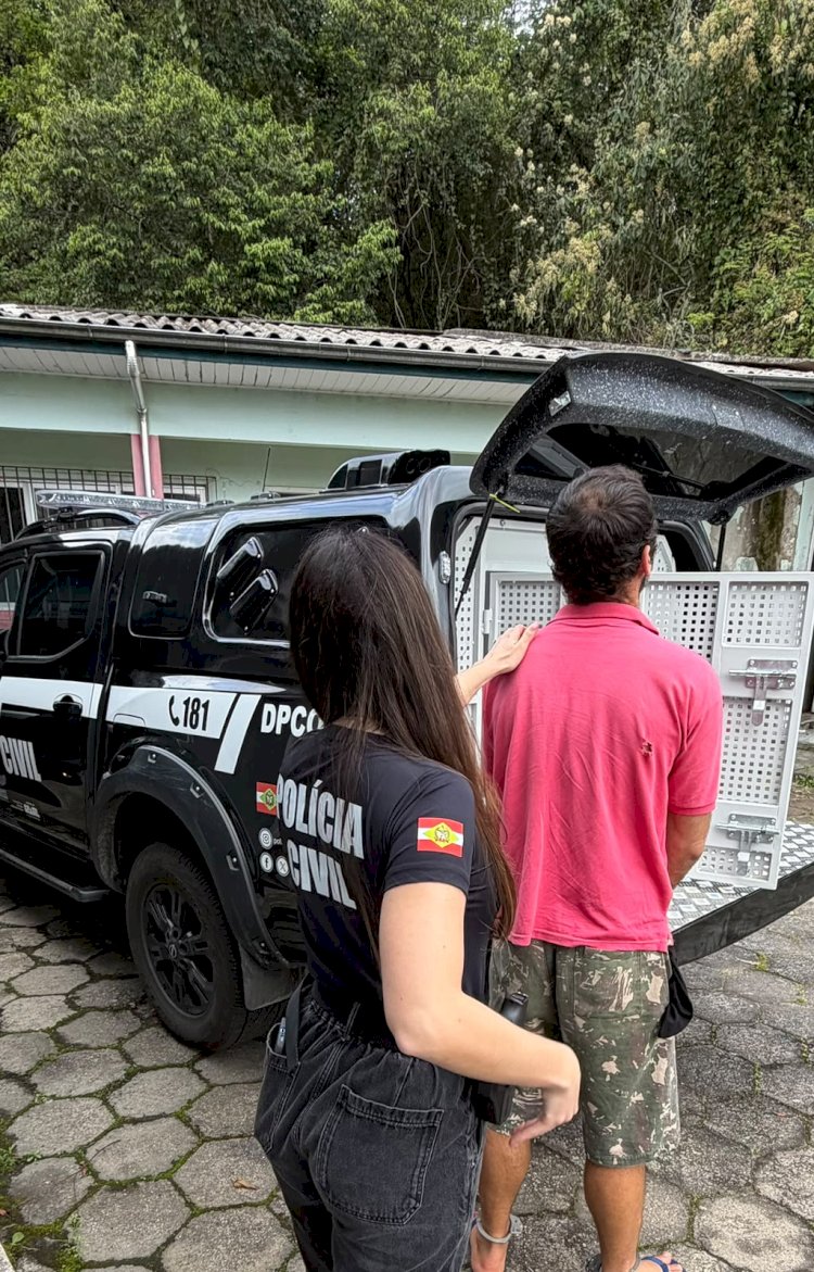 Filho que ameaçou os próprios pais com facão é preso preventivamente pela Polícia Civil em Lauro Müller