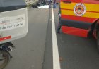 MOTOCICLISTA COLIDE EM RETROESCAVADEIRA E MORRE NA VIA RÁPIDA