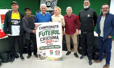 Definida a primeira rodada do Campeonato Municipal de Futebol de Campo de Criciúma 50+