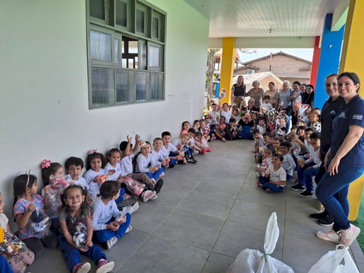 Gesto de carinho e solidariedade em alusão ao Dia das Crianças