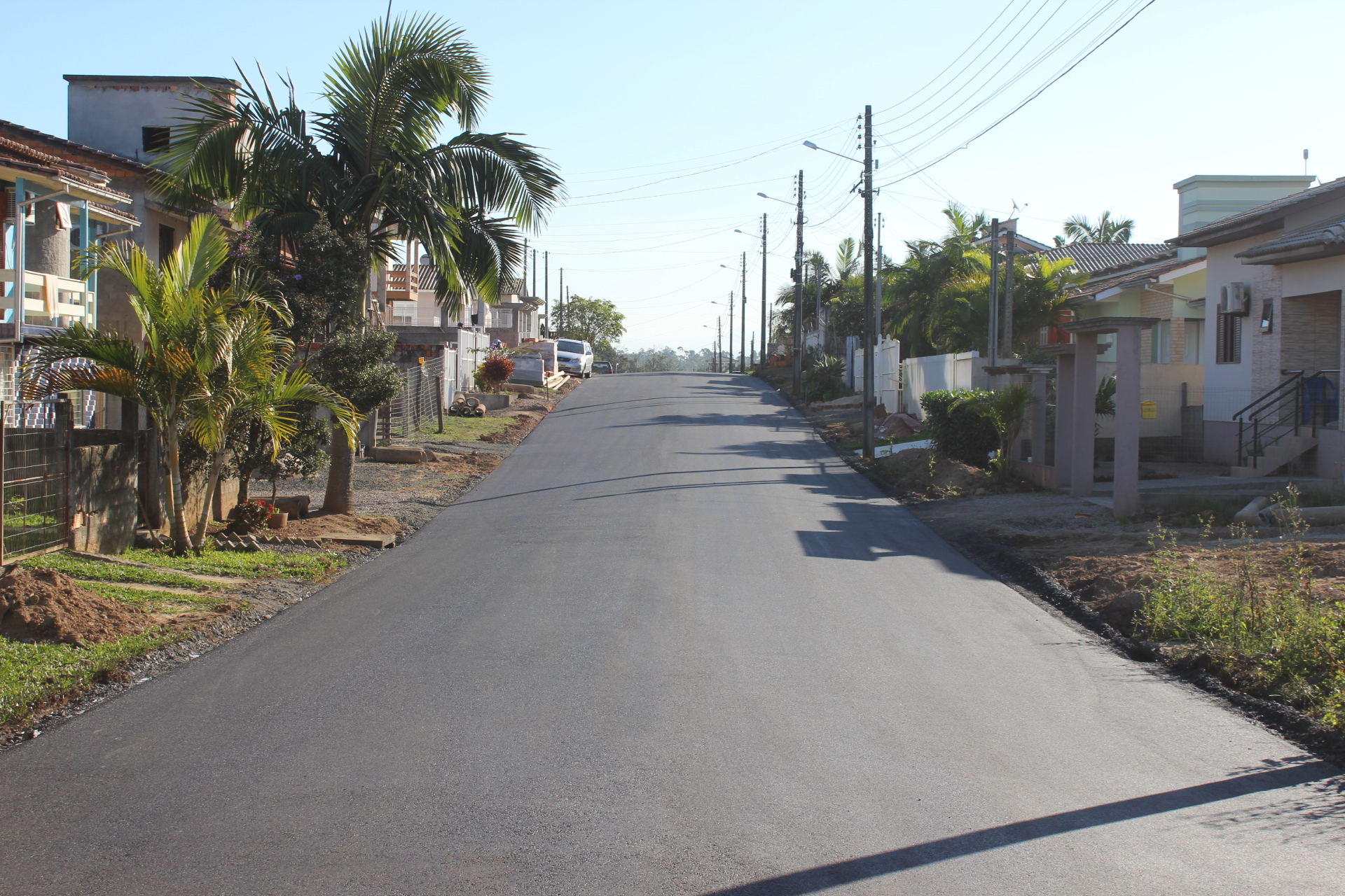 Ruas do bairro Metropol são pavimentadas