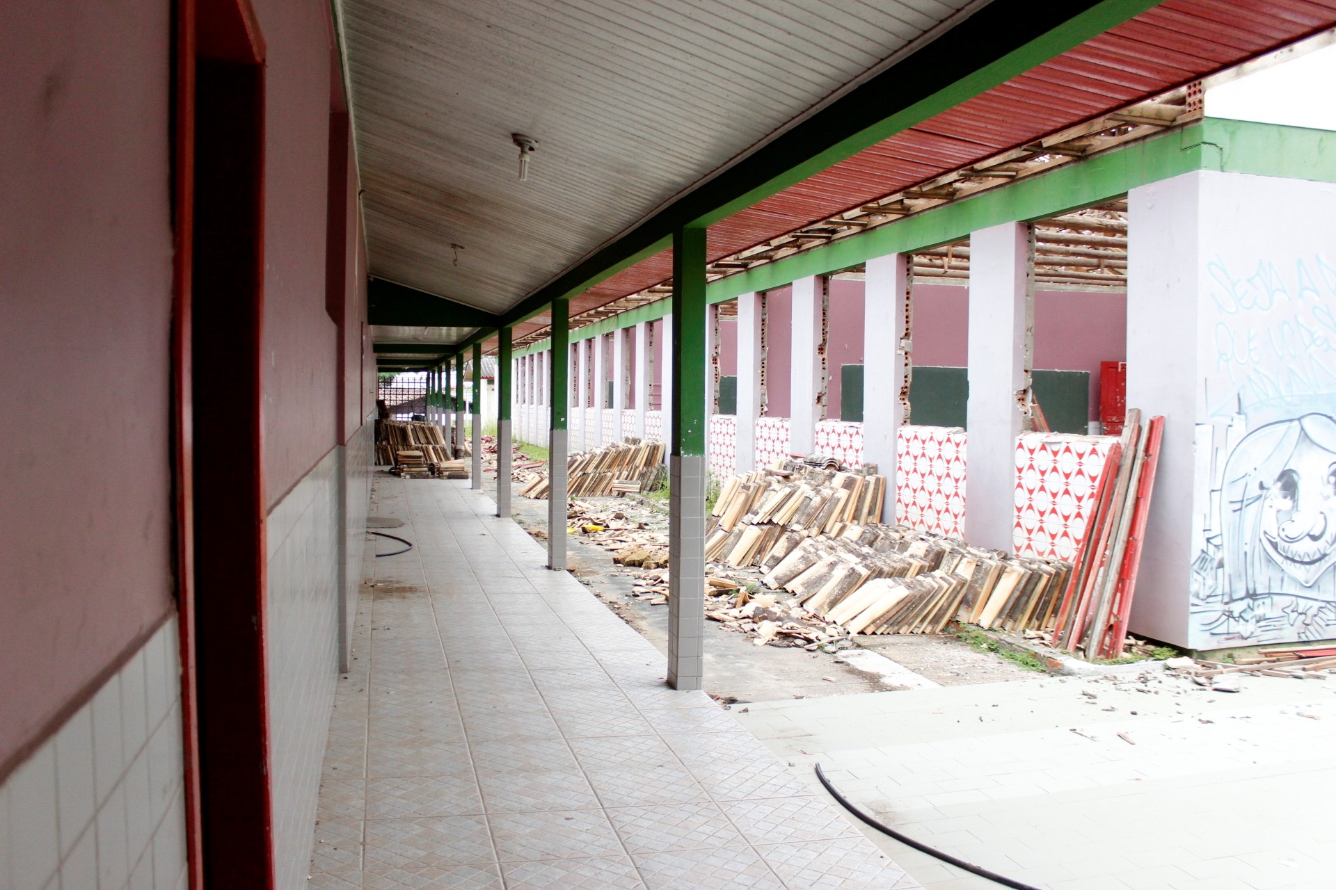 Reforma e ampliação da Escola Municipal Luiz Lazzarin DO Rio Maina será inaugurada neste sábado