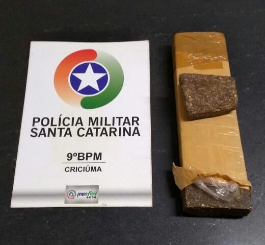 Policia Militar apreende 1 kg de Maconha