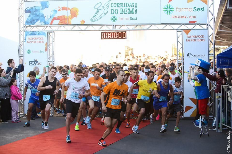 Inscrições seguem abertas para a Corrida do Bem Criciúma