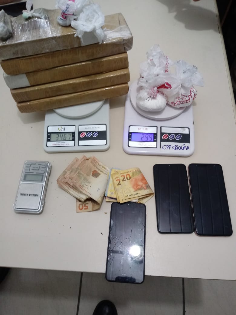 Policia Militar apreende mais de 2.5 kg  de maconha no São Defende