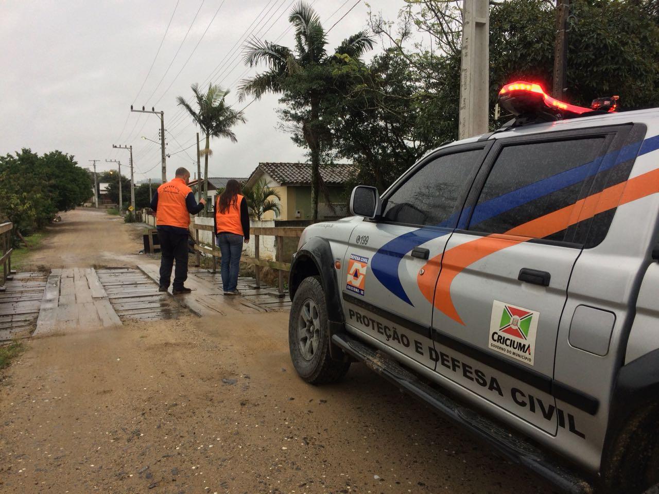 Defesa Civil de Criciúma orienta população sobre como agir durante eventos meteorológicos